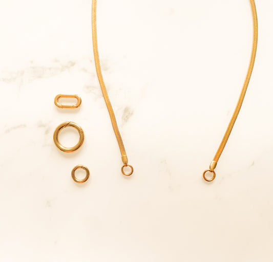 Base collier maille miroir