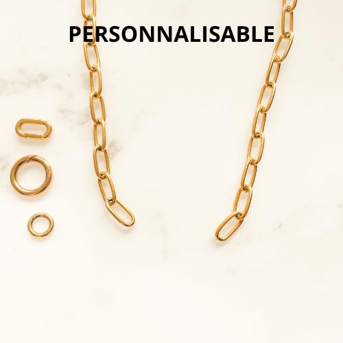 Base de collier chaine chunky